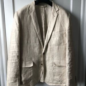 J. Crew linen Sport Coat Size: Large